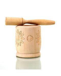 LSL Kitchen Wooden Garlic Press