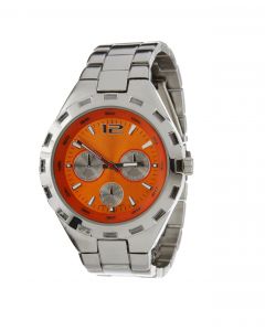 LSL Men Watch 009 - Orange/Silver