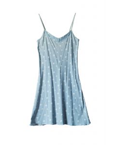 LSL Women Little Blue Dotted Dress