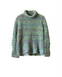 LSL Women Cardigan Colorful Wool