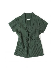 LSL Women Cardigan Short Sleeves - Green